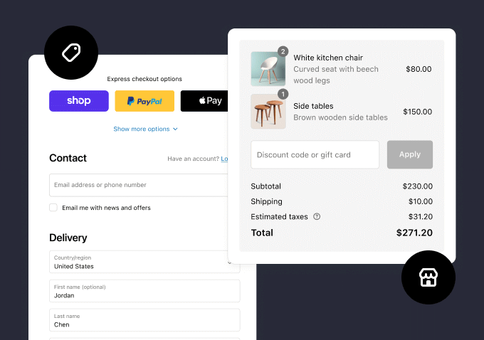 The PlatformDTC checkout experience