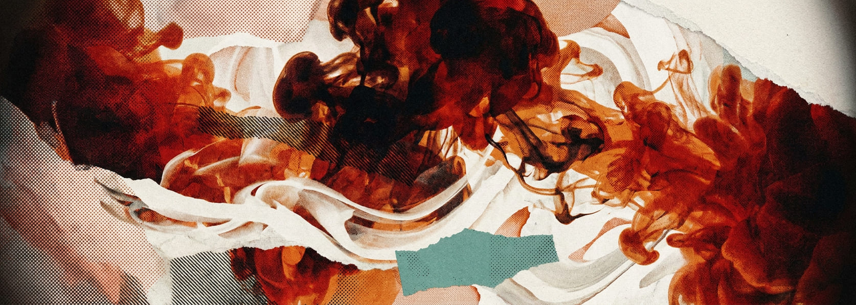 Ink diffusing through still water