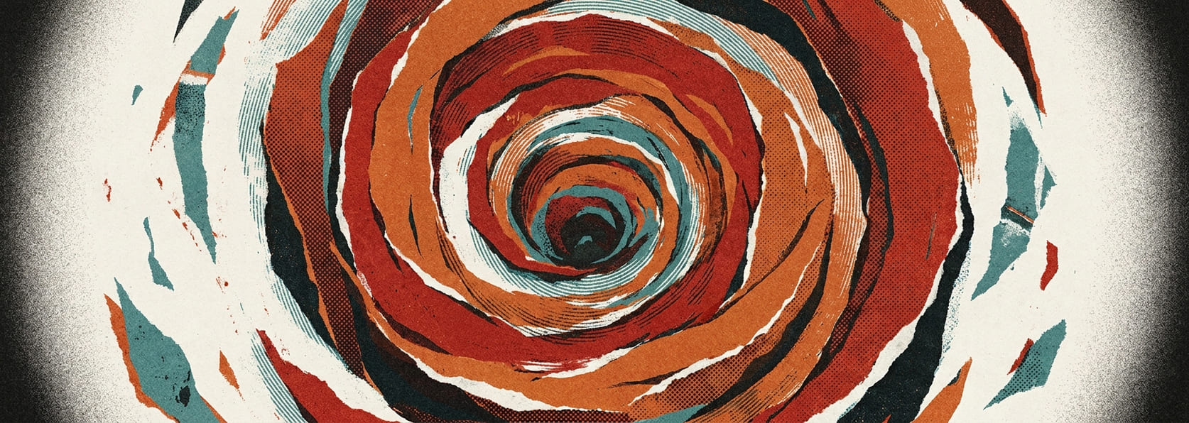 A whirlpool seen from directly above