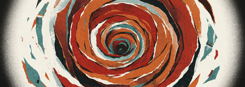 A whirlpool seen from directly above